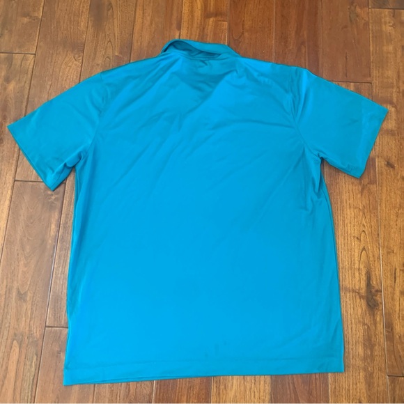Nike Dri-Fit Teal Polo Golf Shirt Men's XL Ovarian "Cancer Support Community" - Picture 7 of 7